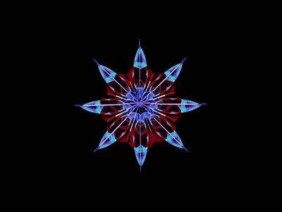 Light Droplets Two 3d animation blender kaleidoscope motion graphics