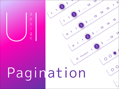 Pagination design pagination ui ui elements visual design web design