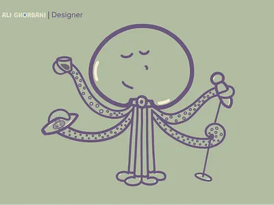 Occt branding cart postal colors design graphic design illustration logo octopus poster ui ui design user interface vector visual design