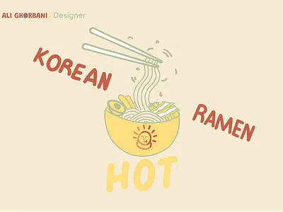 Koman bowl design food graphic design hot ramen illustration korean ramen logo ramen typography ui ui design user interface vector visual design wireframe