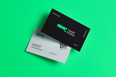 CGART branding business card design graphic design