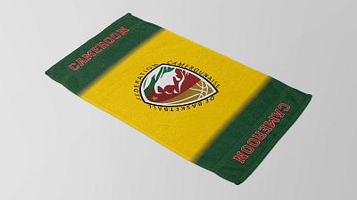 Cameroon women's basketball team Towels branding graphic design towels