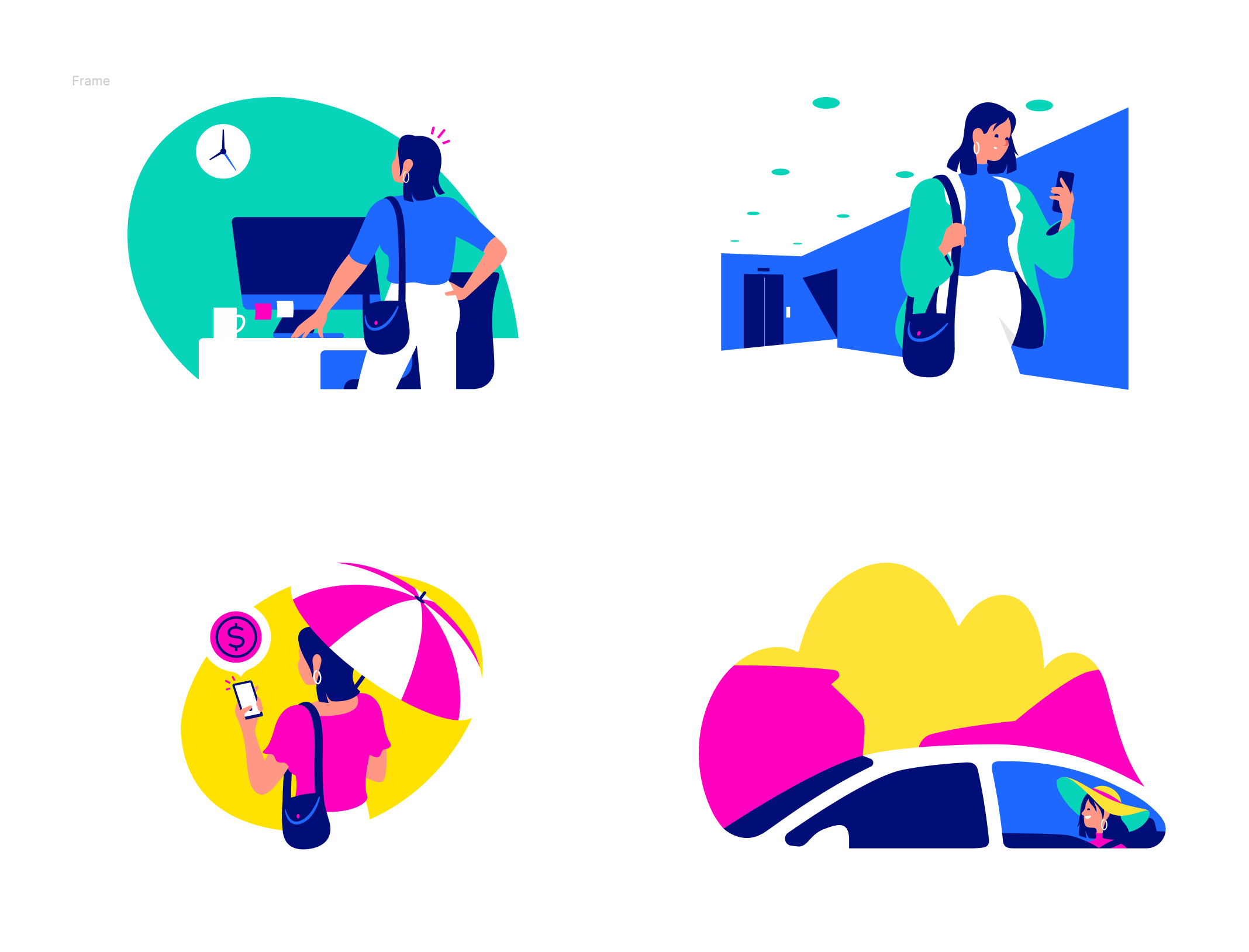 Lyft by Folio Illustration Agency on Dribbble