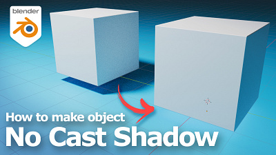 Blender make object no cast shadow 3d 3d modeling b3d blender blenderian cgian tutorial