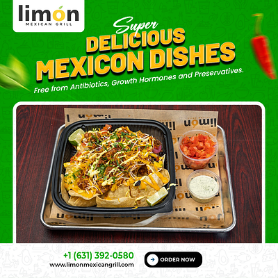 Promotion Design for Limon Mexican Grill branding graphic design logo ui