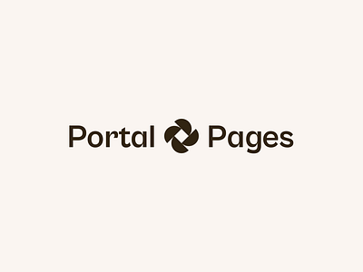 Portal Pages Logo Animation animation branding logo motion graphics