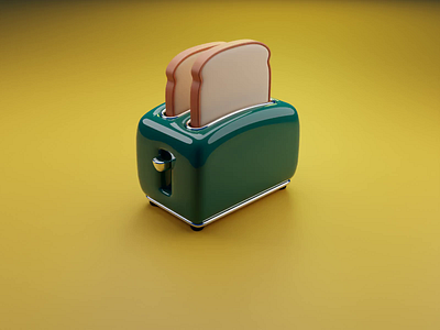 3D icon animation 3d animation icon toaster toster
