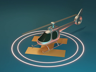 helicopter 3d animation blender motion graphics