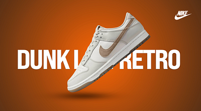 Nike Dunk Low Retro Product Animation (Sound On) abdullah al fahim ad design ads design animation branding graphic design nike product promotion