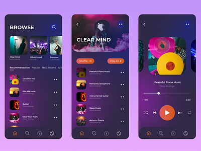 Daily UI #009 - Music Player app design branding daily ui daily ui challenge design figma first shot music music app music player sound cloud spotify spotify app ui ui design