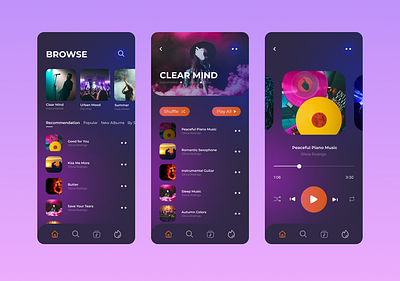 Daily UI #009 - Music Player app design branding daily ui daily ui challenge design figma first shot music music app music player sound cloud spotify spotify app ui ui design