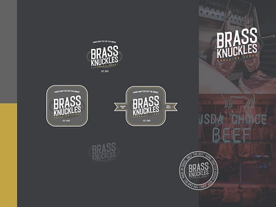 Branding: Brass Knuckles Superior Jerky brand branding branding design design graphic design illustration illustrator logo typography