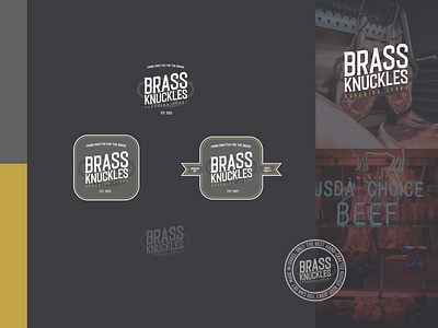Branding: Brass Knuckles Superior Jerky brand branding branding design design graphic design illustration illustrator logo typography