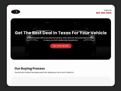 Don't Trade It In | Landing Page audience brand branding button call to action car cars cta design facebook google hero section landing page meta sell your car now social proof targeting ui ux web
