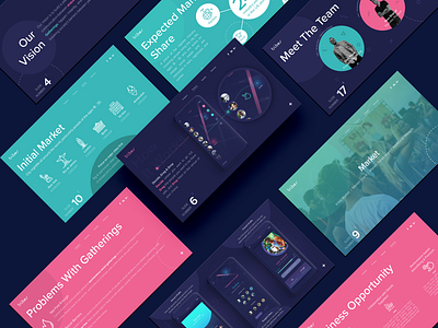 Tribes app branding color deck drag fun graphic design logo mobile neon night life people presentation social ui ux