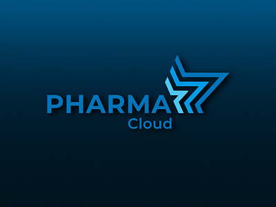 Logo Pharma Cloud branding graphic design logo