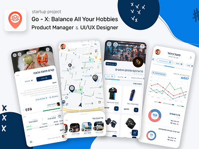 GoX - Startup project branding design ui ux
