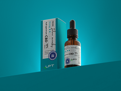 Packaging design for CBD oil/ Pharmacy/ 3D 3d adobe photoshop bottle box branding cbd graphic design label packaging pharmacy