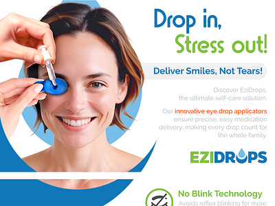 EZIDROPS A+ Content Design: Making Eye Drops Stress-Free amazon content strategy copywriting creative design design ecommerce design graphic design retail design