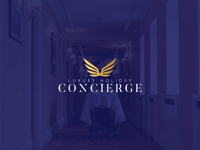 Luxury Holiday Concierge logo branding design graphic design logo logo design minimalistic vector visual identity