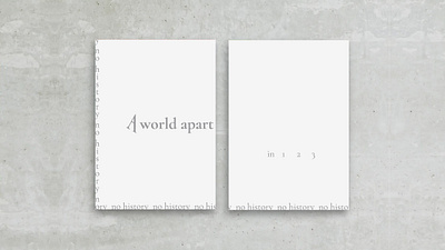 A world apart advertisement album banner branding design graphicdesgn music personalproject post project socialmedia spotify