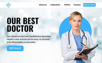 doctor website design doctor website modern design ui uiux ux web design website website design