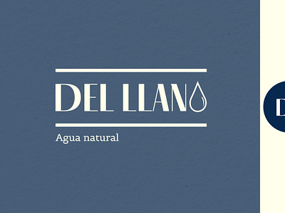 Del Llano agua branding colombia logo nature natureza water