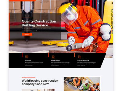 Quantum Industries architecture building services commercial construction constraction website construction management construction solutions engineering industrial construction ui design