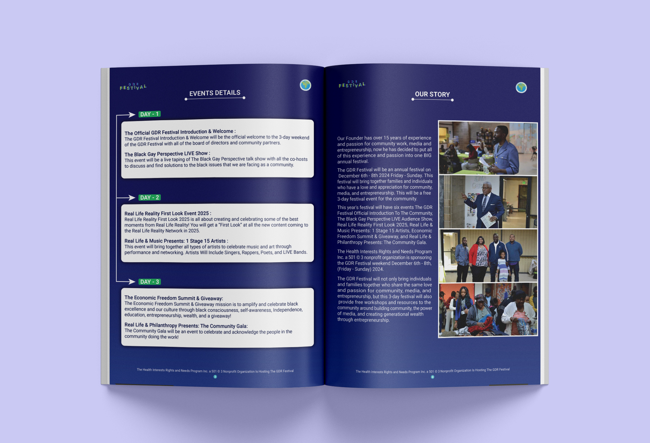 Example of Sponsorship Proposal, Booklet Design