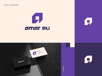 Omar Ali / Personal Branding abstract logos brand identity branding design graphic design icon illustration logo logotype mark monogram oa symbol ui