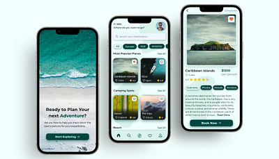 Traveling App app appdesign design figma travelingapp ui uiux uiuxdesign userinterface ux webdesign