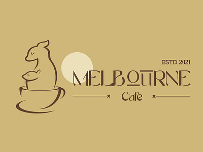 Melbourne Cafe Logo Design branding illustration logo typography