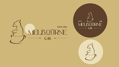 Melbourne Cafe Logo Design branding illustration logo typography