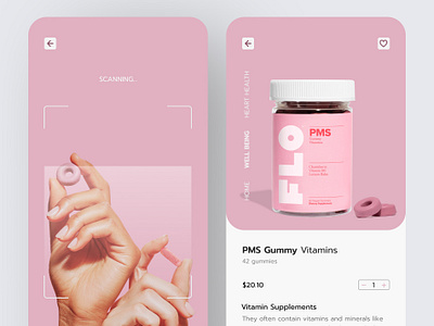 Product screen ui ux