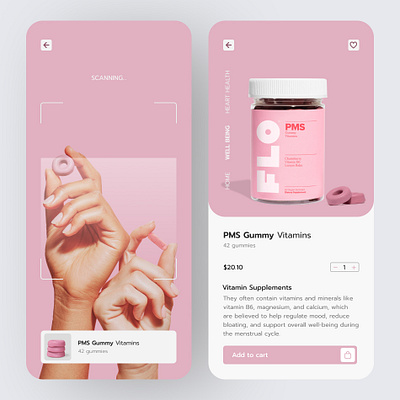 Product screen ui ux