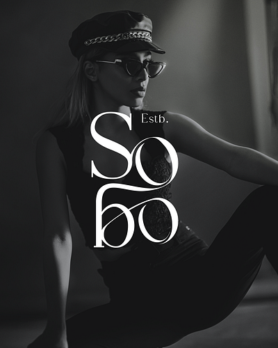 Fashion Brand Logo: Belle & Sobo branding design fashion graphic design logo typography