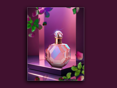 Premium Perfume banner design graphic perfume