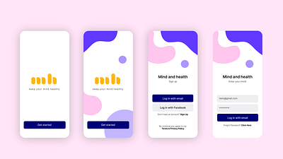 M&H App app brand visualdesign