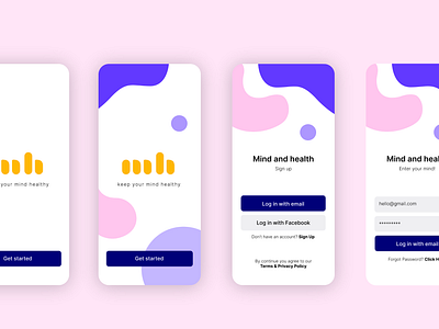 M&H App app brand visualdesign