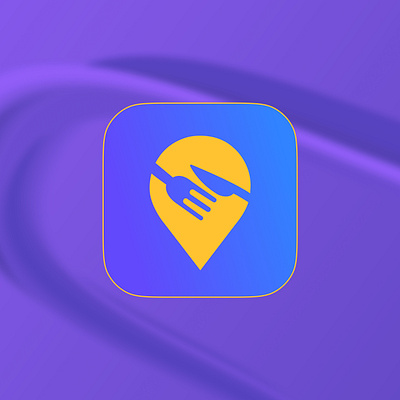 Delivery Food App Icon app colors design experience ui ux