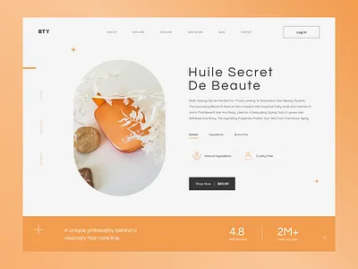Beauty & Skincare Landing Page beauty ecommerce fresh look health health and beauty landing page pdp product page skincare ui ux