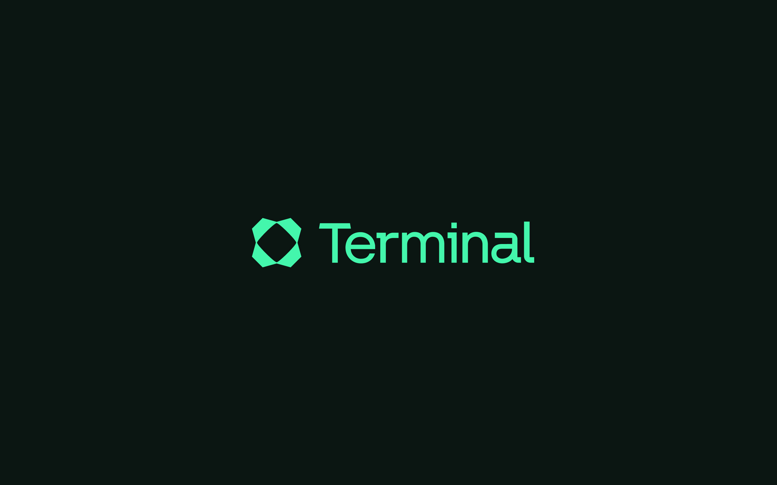 Terminal | Logo Animation ai banking brand branding crypto finance identity logo money people typography