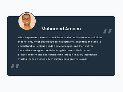 Testimonial 📄 3d animation branding daily dailydesign dailyui design graphic design illustration logo motion graphics ui vector