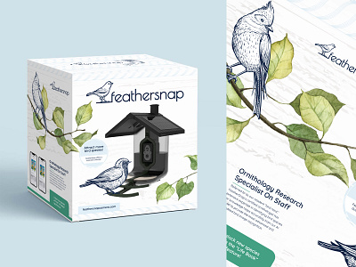 Packaging Design Concept - Killed Project bird box design camera packaging dielines feather iowa design packaging product package product packaging