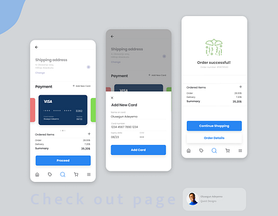 Day 002 - Credit Card Checkout checkoutpage creditcard dailyui dailyuichallenge designinspiration mobileapps mobiledesign order productdesign ui uiux ux web