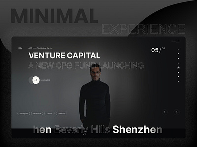 Minimal Website Hero - Global Consulting Firm aesthetic slider black and white business website clean hero design cpg funding fast website framer uiux global business hero section hero slide hero slider luxury web design luxury website minimal hero modern hero slider animation slider design uiux venture capital web design