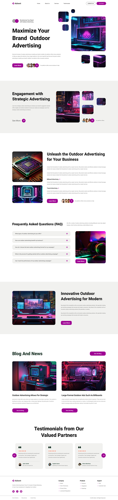 Advertising Website advertising advertising agency advertising design advertising landing pages advertising website homepage landing page web design website