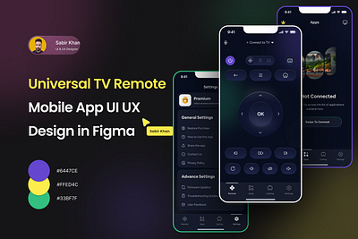 Universal TV Remote Dark Theme UI Kit Template dark mode remote ui dark theme ui kit designtrend remote app design template remote control app template remote control ui design remotetv smart tv remote template tv control app design tv remote app template tv remote dark theme tv remote ui kit tv remote ux kit tvremote tvremoteui uidesignkit universal remote interface universal remote ui kit universal tv remote universal tv ui design