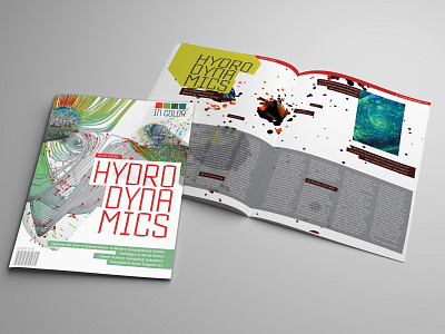 Magazine Layout for Science Article graphic design print design