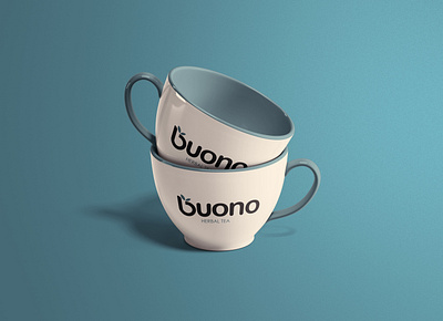 Buono logo adobe illustrator design logo logo design tea tea logo tea logo design vector